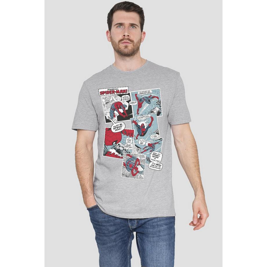 Spider-Man Comic Strip Print T-Shirt  