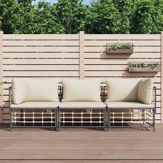 VidaXL Garten lounge set poly-rattan  