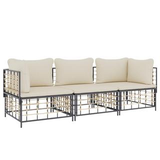 VidaXL Garten lounge set poly-rattan  