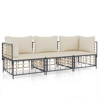 VidaXL Garten lounge set poly-rattan  