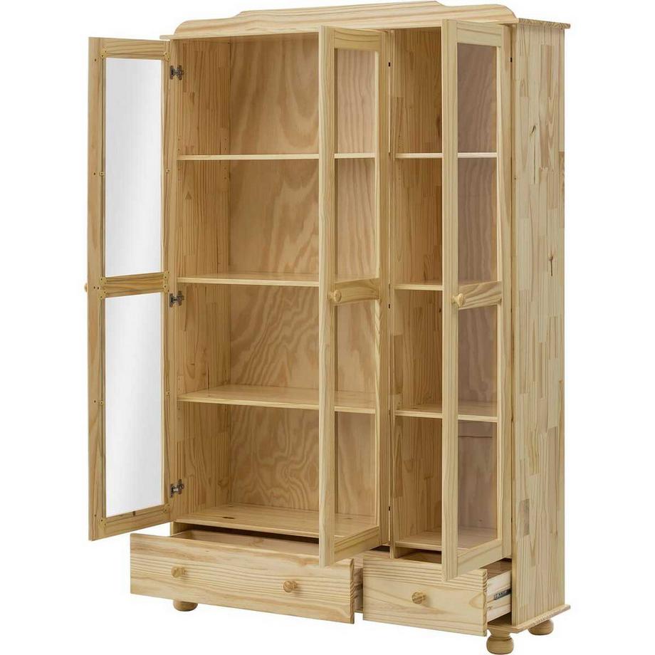 mutoni Vitrine Bronda Kiefernholz natur 189  