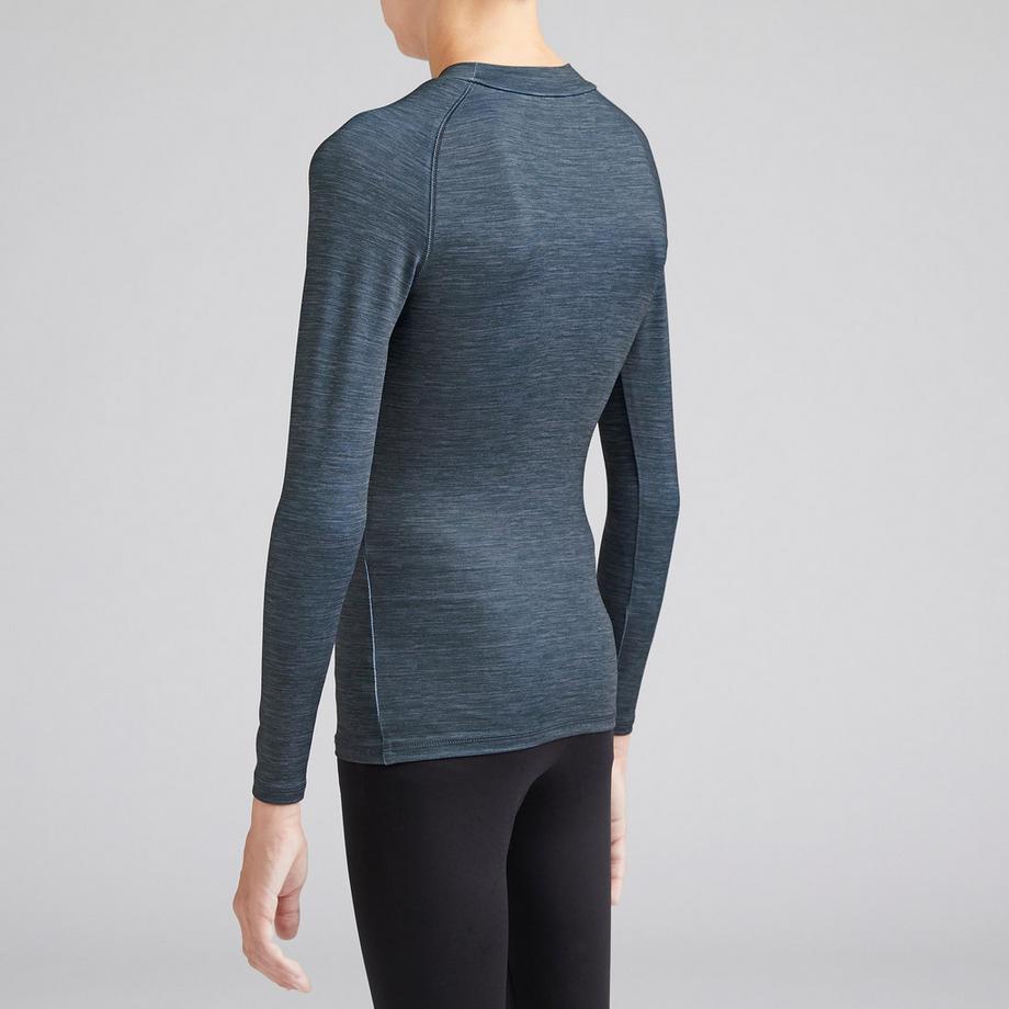 KIPSTA  Fussball Funktionsshirt langarm waermend Polyester 