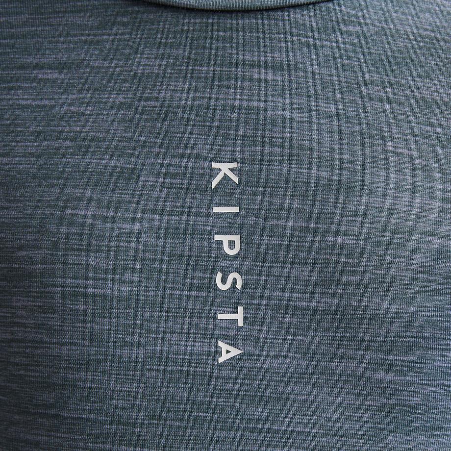 KIPSTA  Fussball Funktionsshirt langarm waermend Polyester 