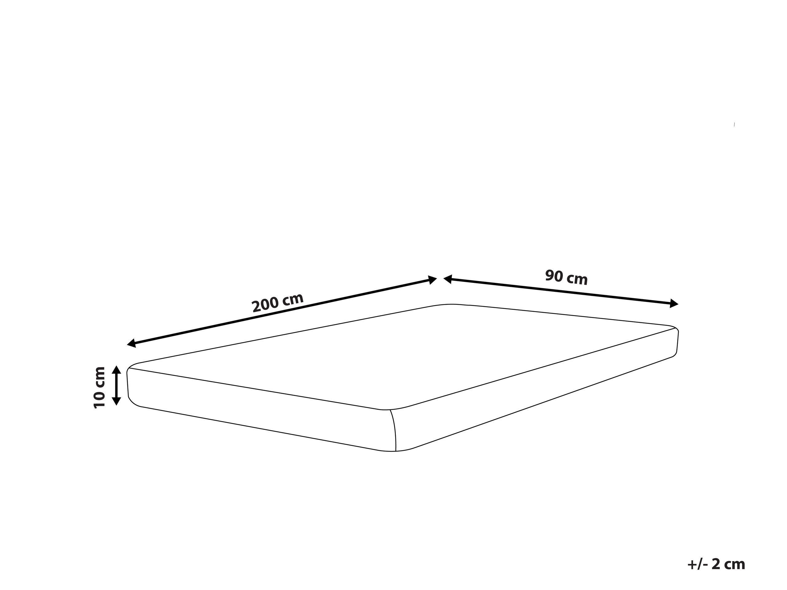 Beliani Matelas en mousse en Mousse de polyuréthane PICCOLO  