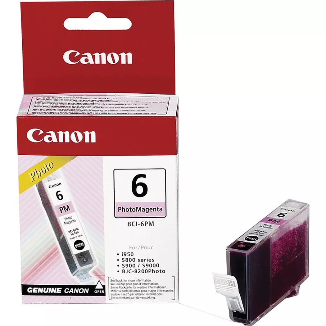 Canon – Tintenpatrone photo magenta BCI-6PM S800 280 Seiten, One Size