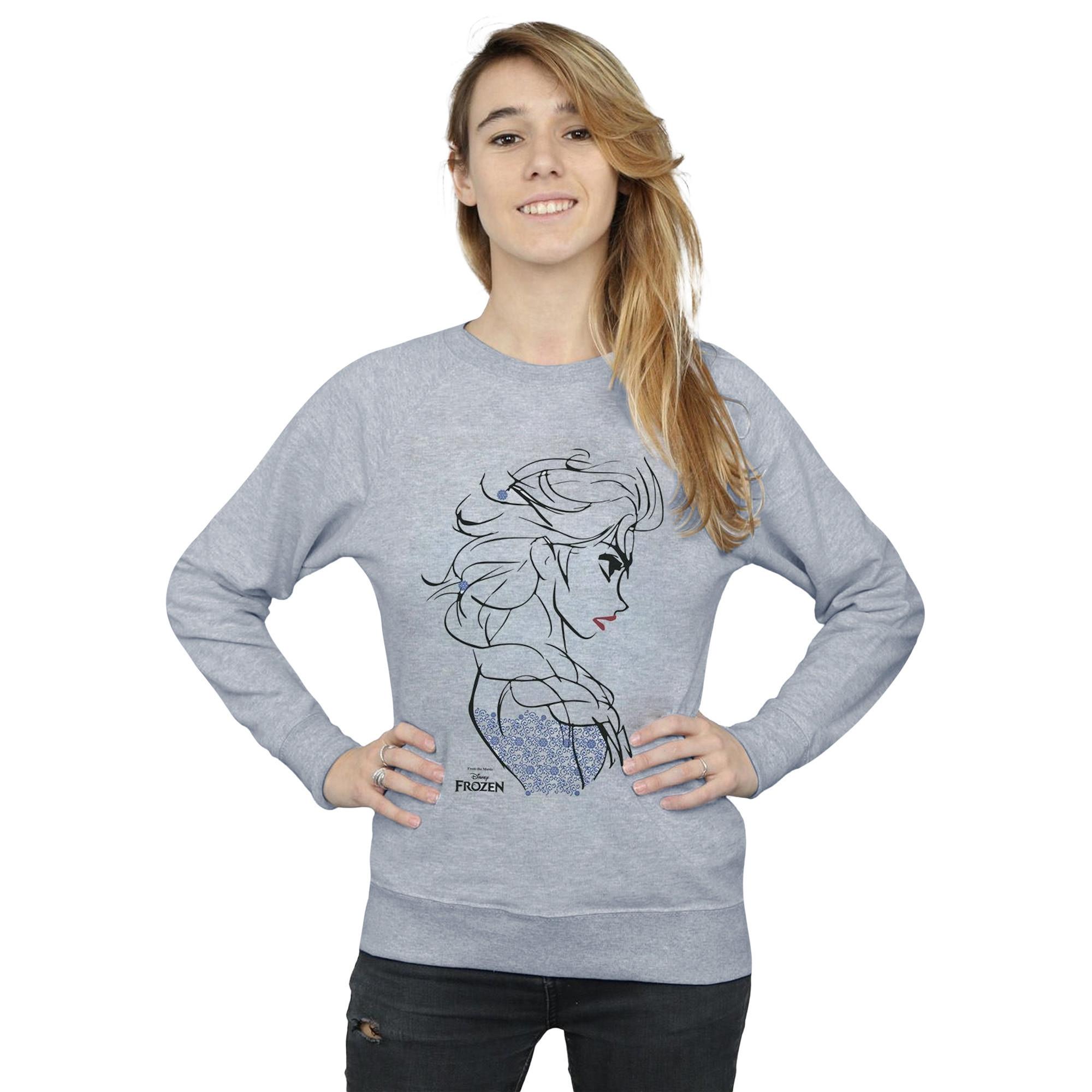 Disney Frozen Elsa Outline Sweatshirt  