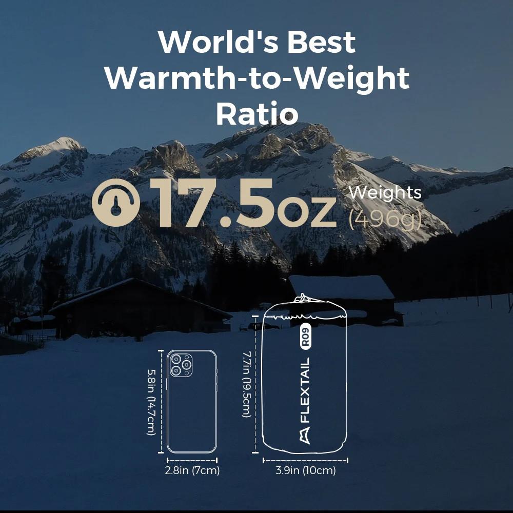Flextail  TINY AVS R09 Mummy Schlafmatte 