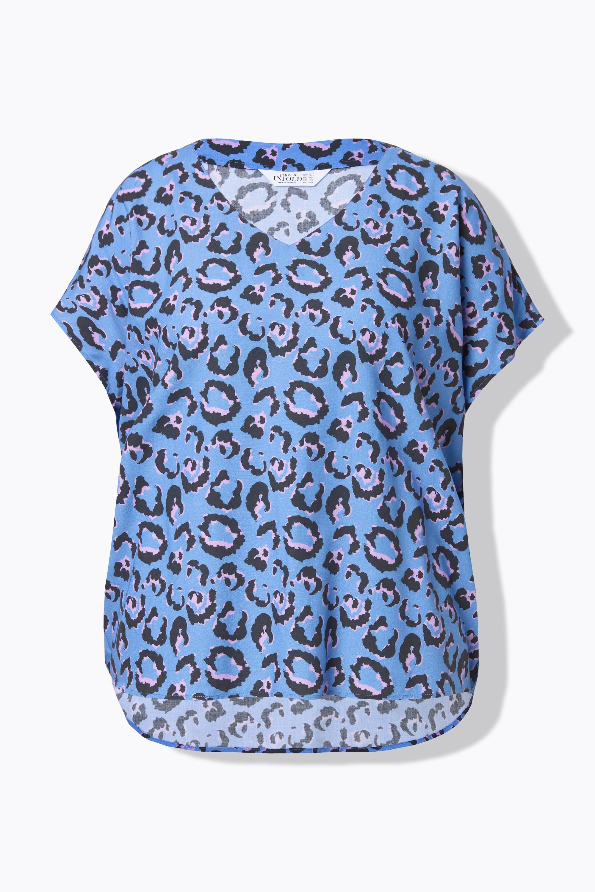 Studio Untold Oversized Blusenshirt Leoprint  