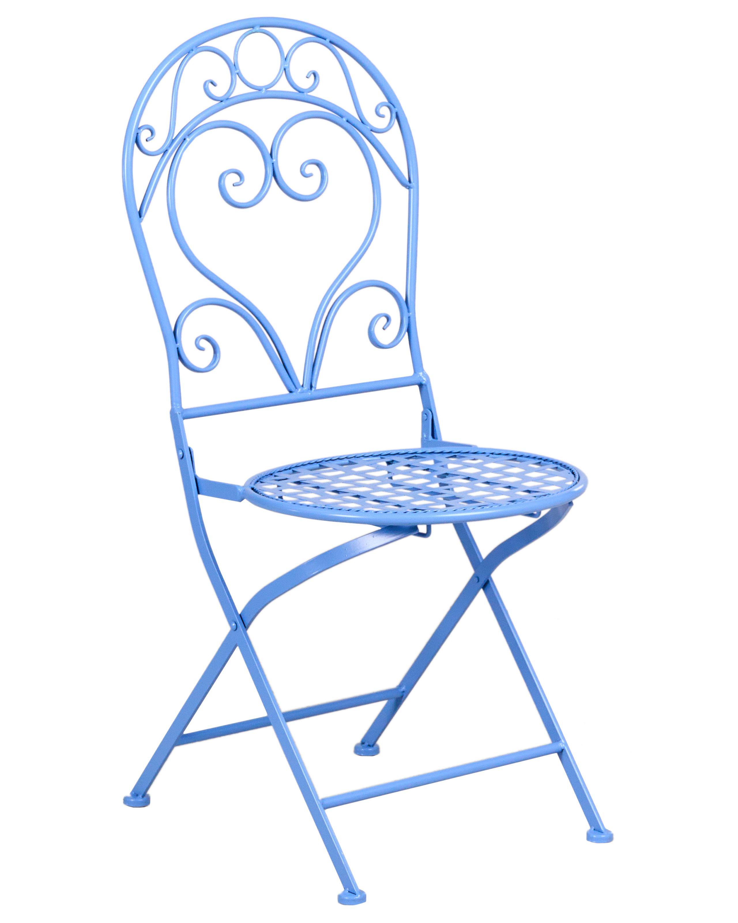 Beliani Set di 2 sedie da giardino en Ferro Retrò ALBINIA  