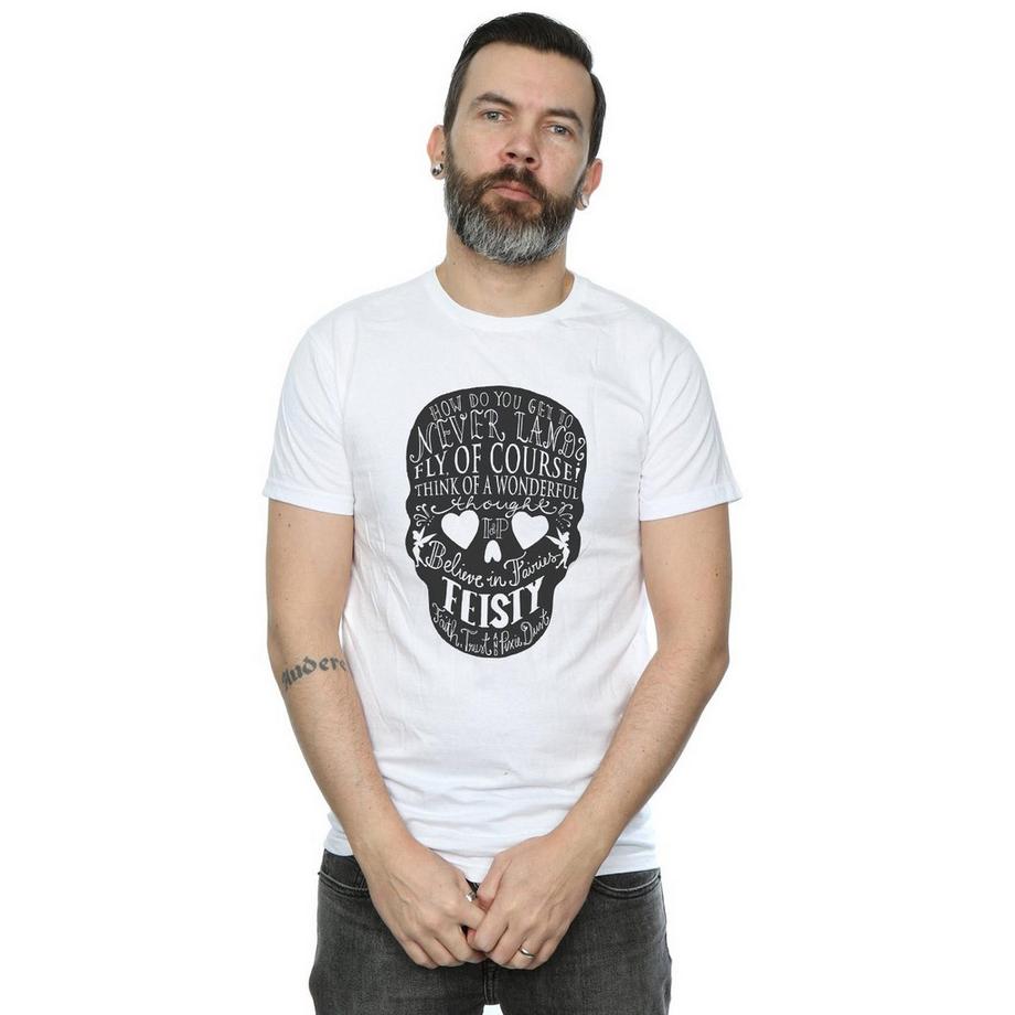 Disney Peter Pan T-Shirt Stampa Teschio  