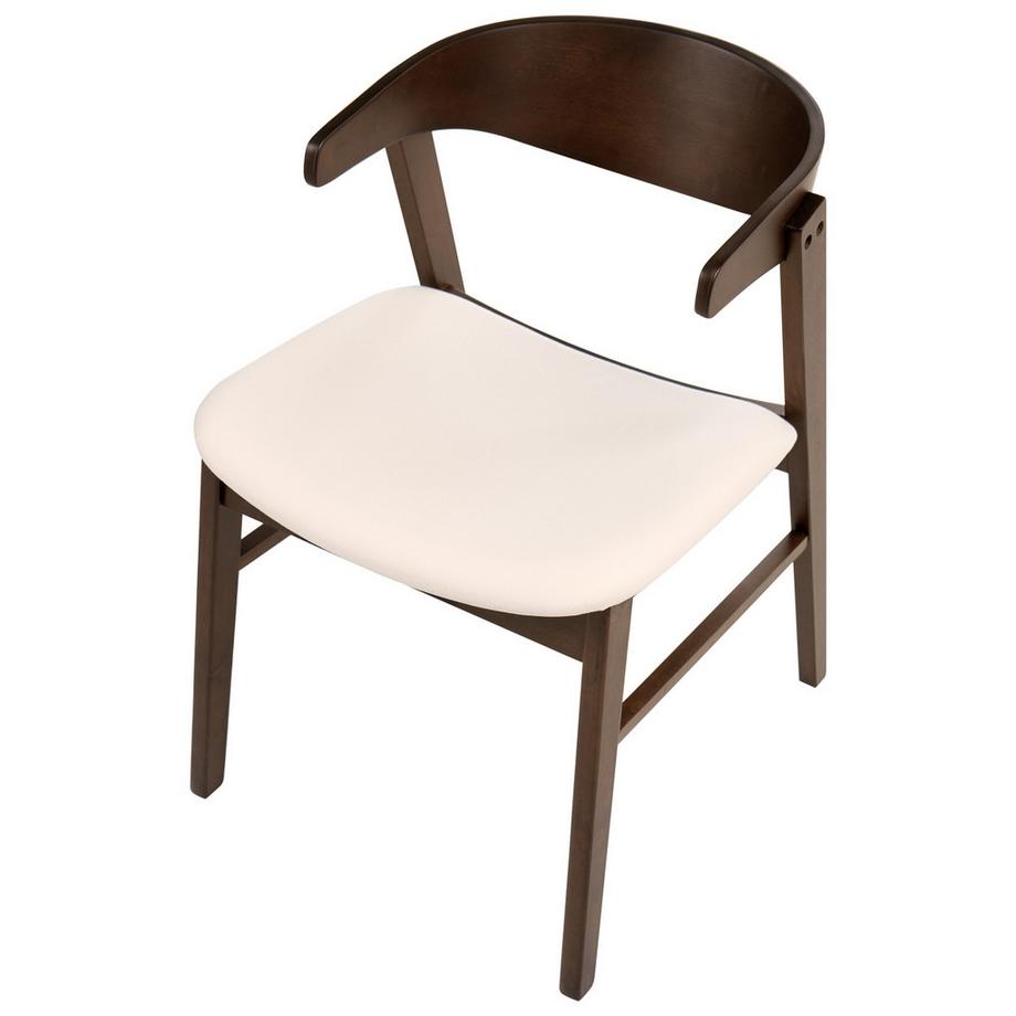 Beliani Set di 2 sedie da pranzo en Tessuto Classico LILLY  