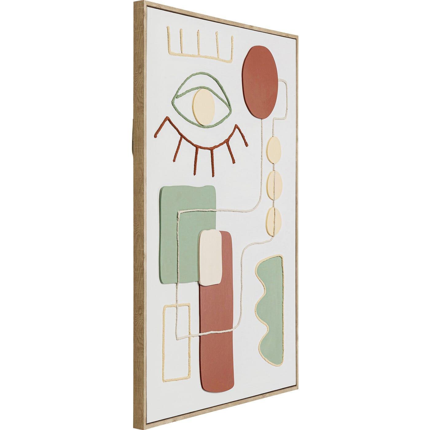 KARE Design Quadro su tela Art Eye left 60x90  