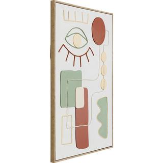 KARE Design Leinwandbild Art Eye links 60x90  