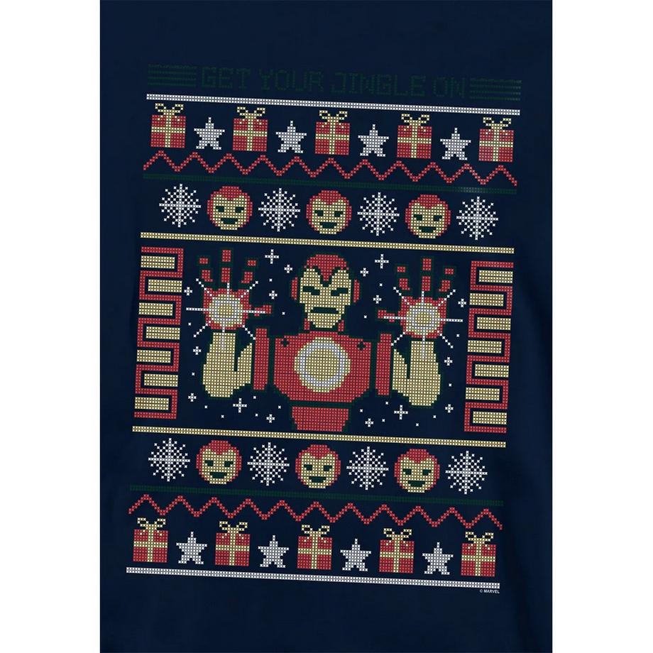 MARVEL  Sweat À Capuche Noël Motif Iron Man 