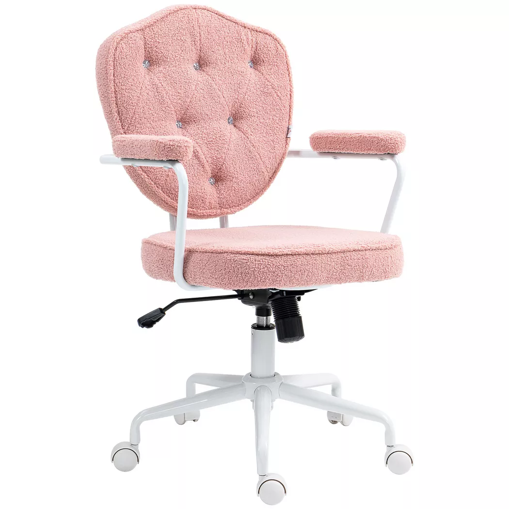 HOMCOM – Bürostuhl, One Size, Rosa