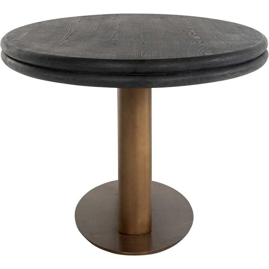 mutoni Esstisch Macaron gold gebürstet oval 235  