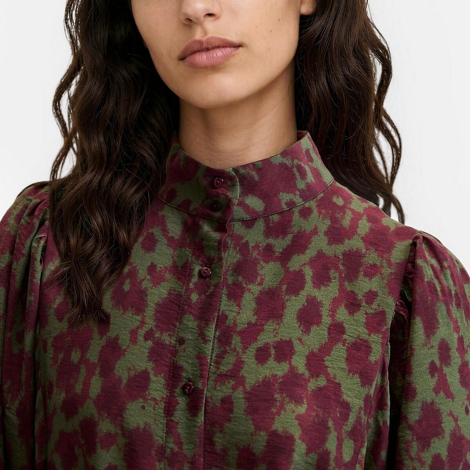 La Redoute Collections Robe longue imprimé graphique à manches longues  