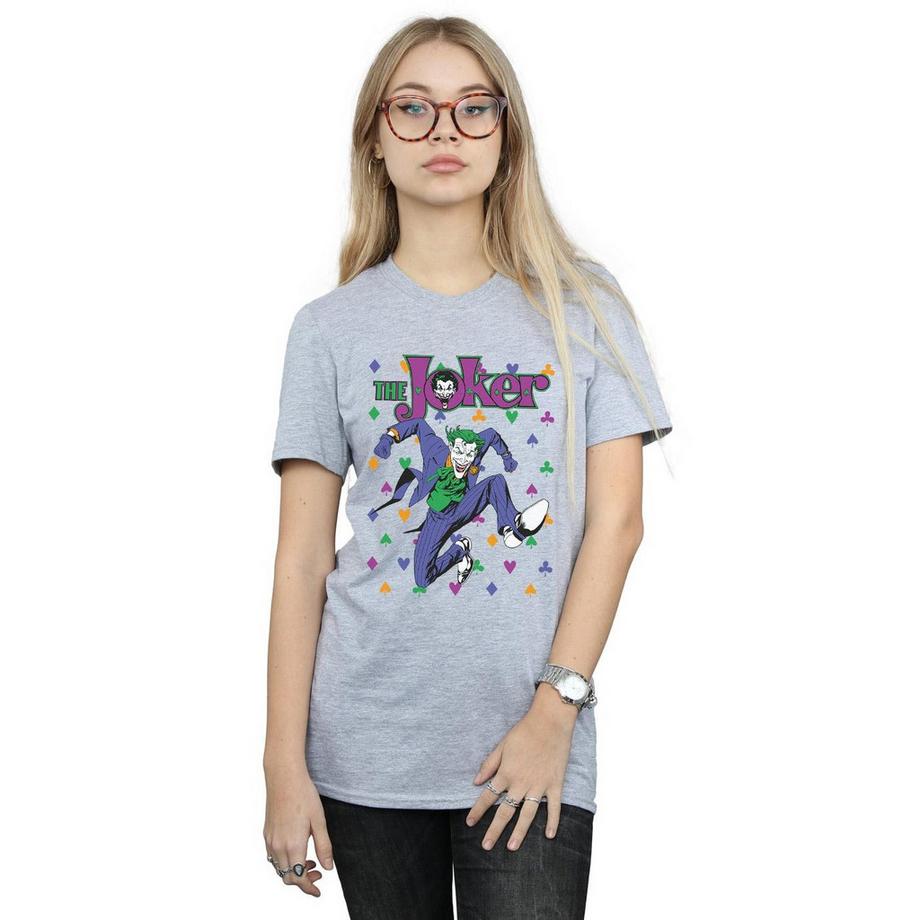 DC COMICS The Joker Spielkarten Print T-Shirt  
