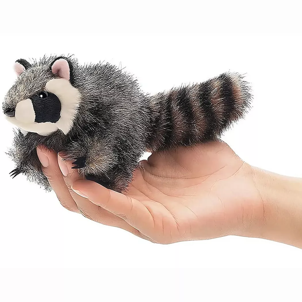 Folkmanis - Fingerpuppe Waschbär (10cm), One Size
