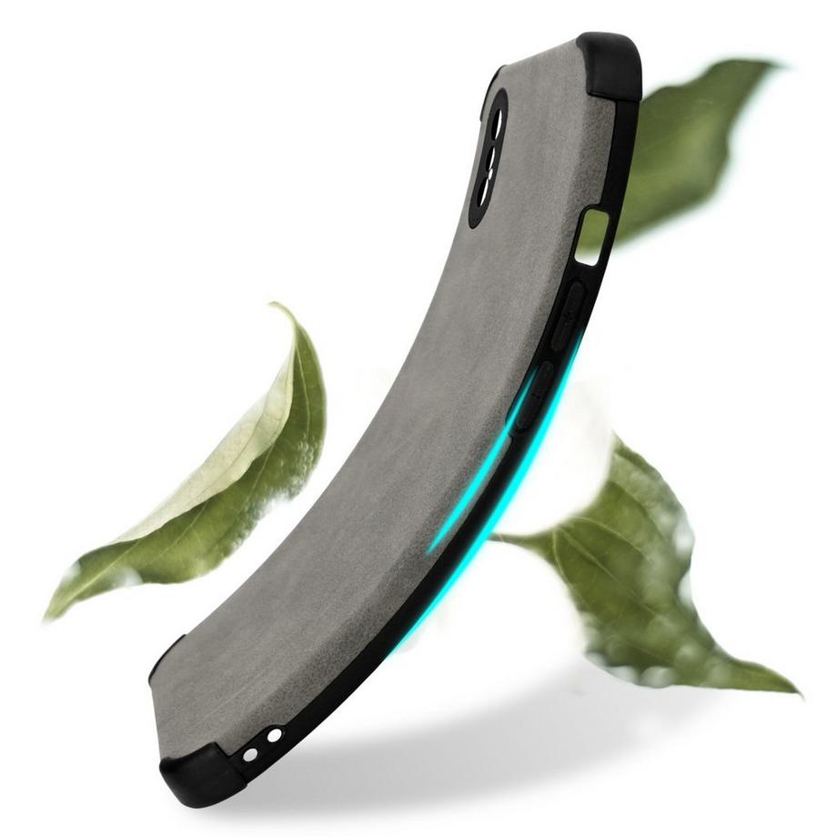 Cadorabo  Hülle für Apple iPhone XS MAX mit Kunst-Wildleder Rückseite 