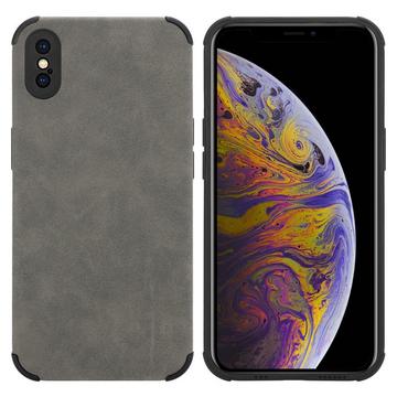 Hülle für Apple iPhone XS MAX mit Kunst-Wildleder Rückseite