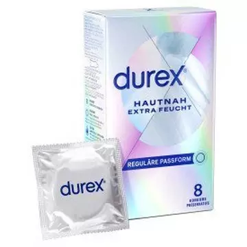 Durex Hautnah Extra Feucht Kondome 8 Stk.