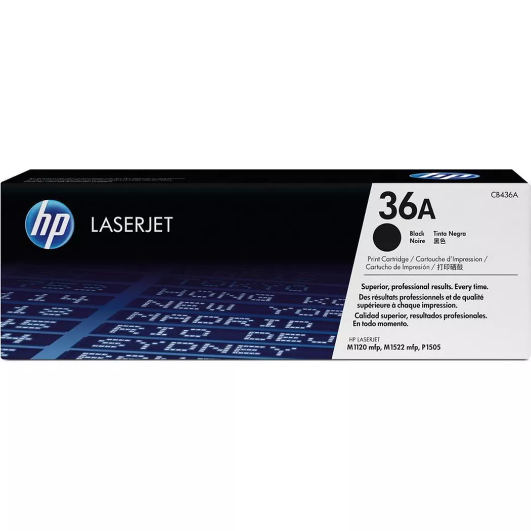 Hewlett-Packard – HP Toner-Modul 36A schwarz CB436A LaserJet P1505 2000 Seiten, One Size