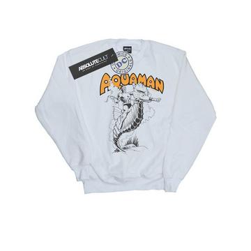 Aquaman Mono Action Pose Sweatshirt