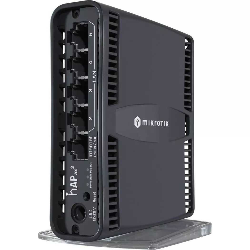 Mikrotik hAP ax2 wireless router Gigabit Ethernet Dual-band (2.4 GHz /