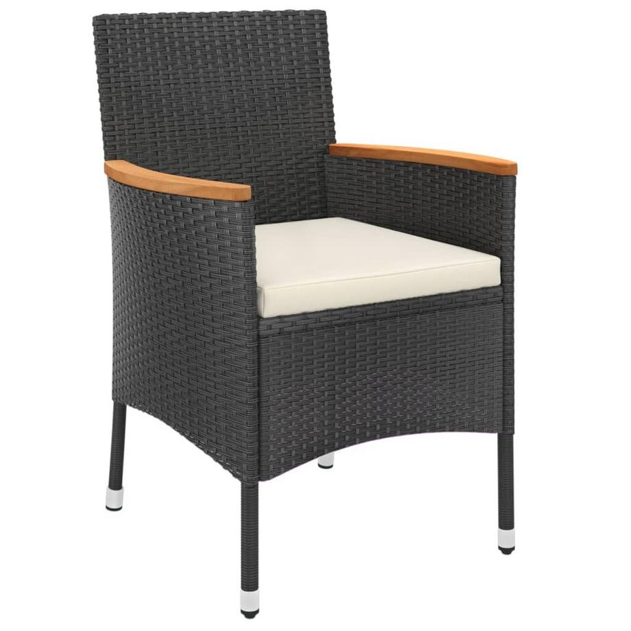 VidaXL Ensemble de bistrot de jardin rotin synthétique  