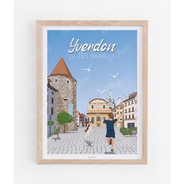 Yverdon les bains - Poster