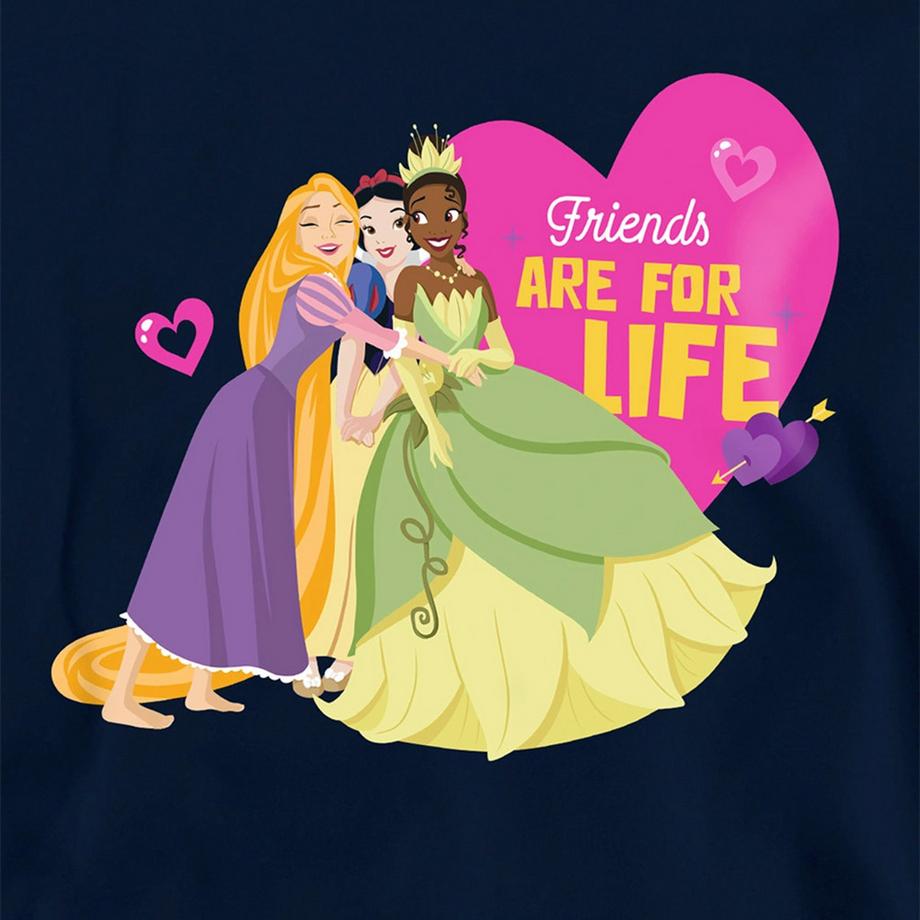 Disney PRINCESS  Friends Are For Life Kapuzenpullover, Valentinstag 