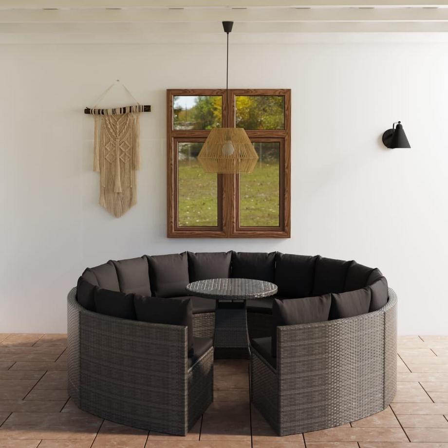 VidaXL Garten-lounge-set poly-rattan  