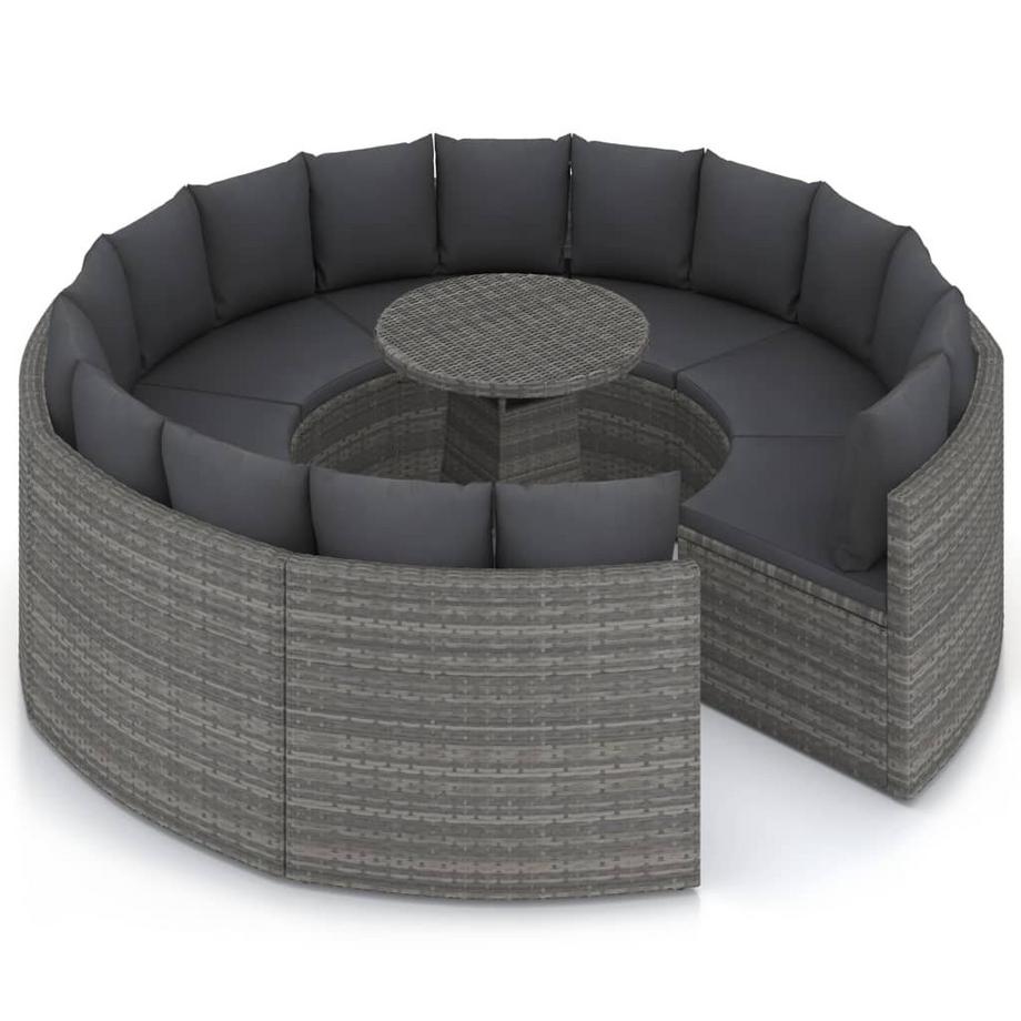 VidaXL Garten-lounge-set poly-rattan  