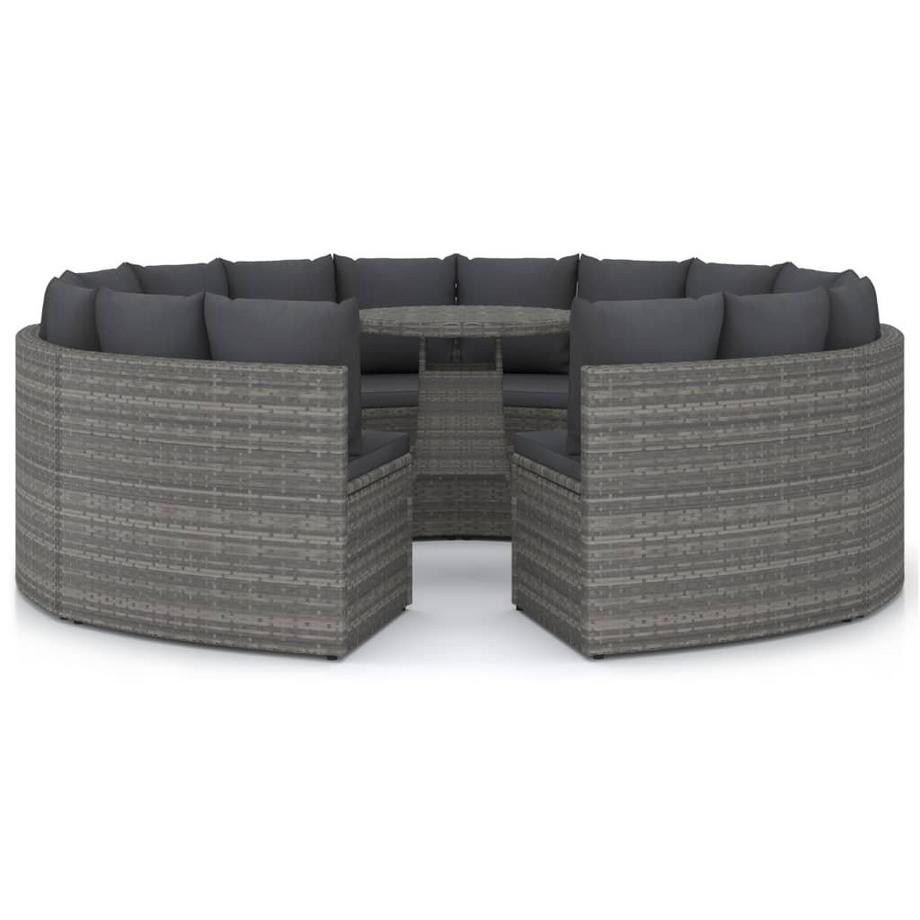 Garten-lounge-set poly-rattan