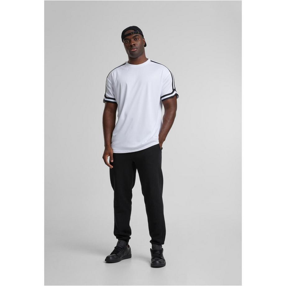 URBAN CLASSICS T-Shirt Oversized Stripes Mesh  