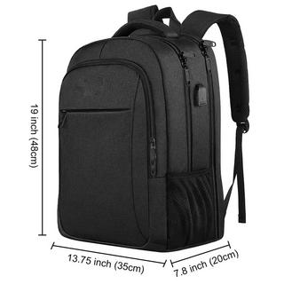 Only-bags.store Zaino per laptop 17 pollici antifurto borsa da scuola  