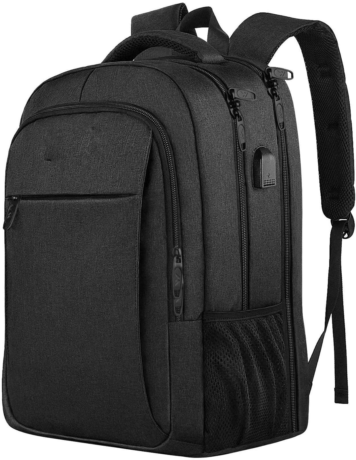 Only-bags.store Sac à dos, grand sac à dos pour ordinateur portable pouces sac à dos scolaire sacoche pour ordinateur portable avec port de charge USB antivol  