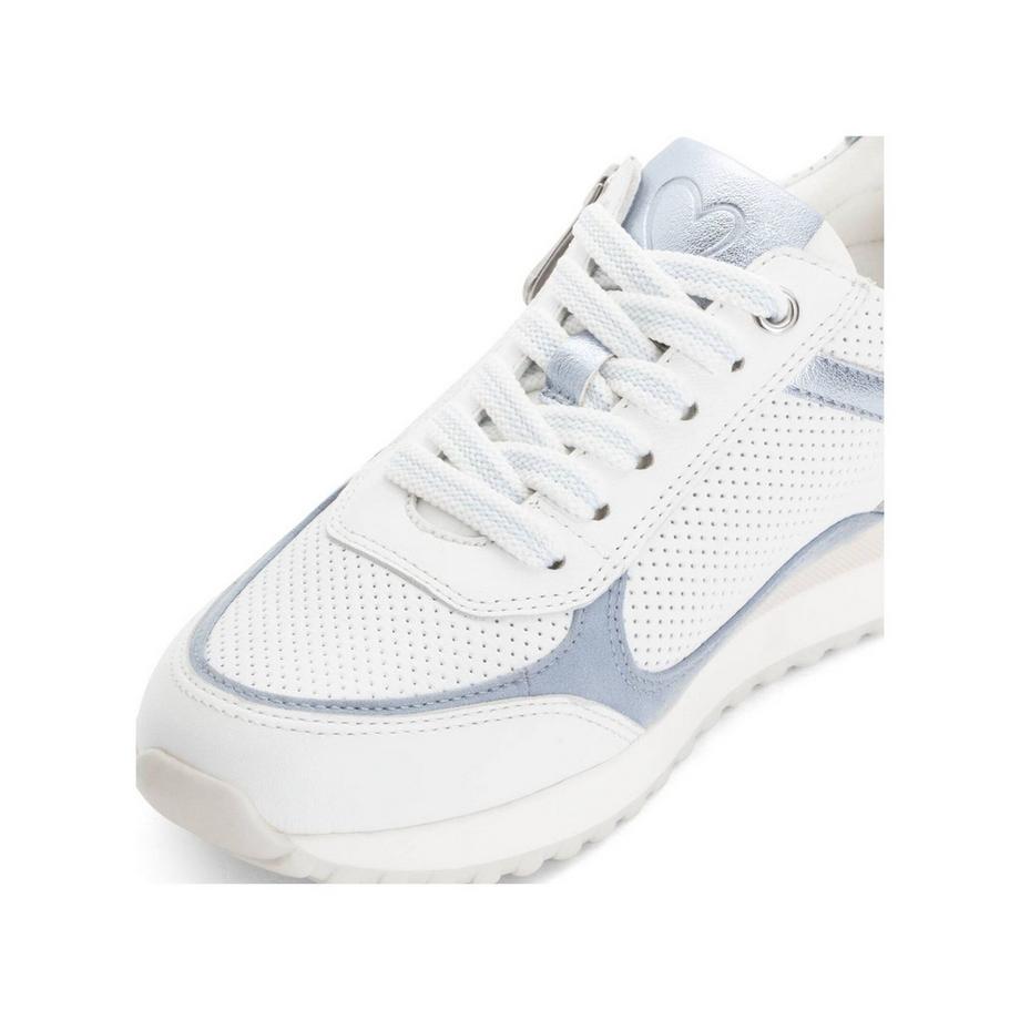 Marco Tozzi Sneaker avec fermeture éclair latérale et panneaux perforés  