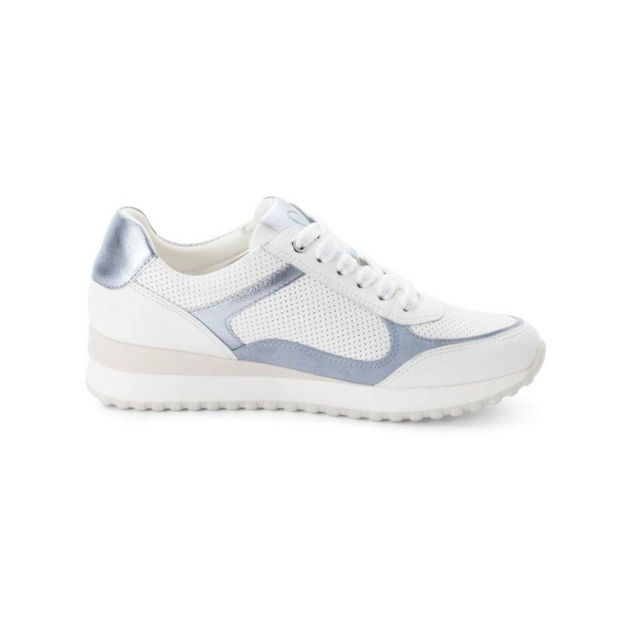 Marco Tozzi Sneaker avec fermeture éclair latérale et panneaux perforés  