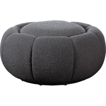 Tabouret Peppo Bloom Melange noir rond 72