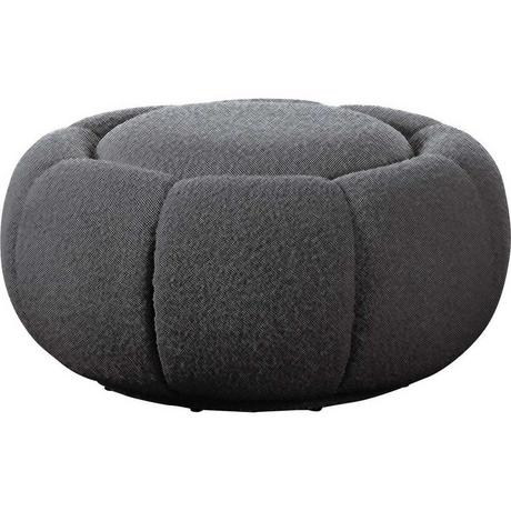 KARE Design Tabouret Peppo Bloom Melange noir rond 72  