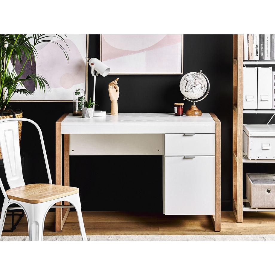 Beliani Scrivania en Pannello di fibre (LDF)  JOHNSON  