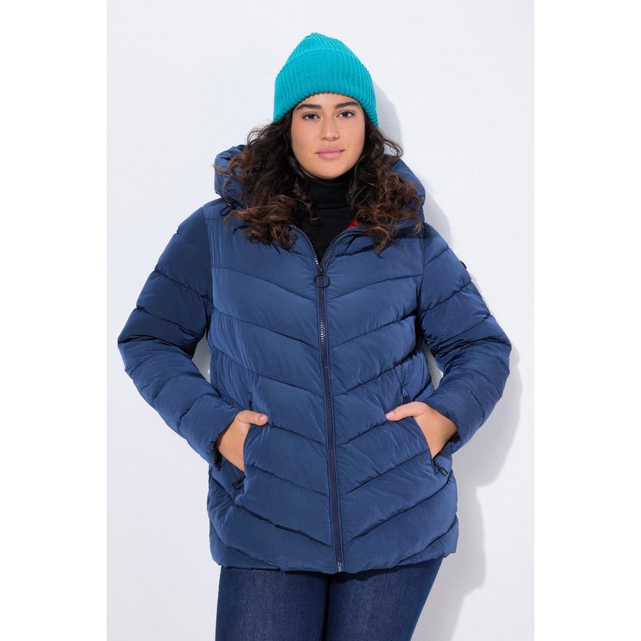 Ulla Popken HYPRAR Veste Matelassée Fonctionnelle Déperlante Capuche  