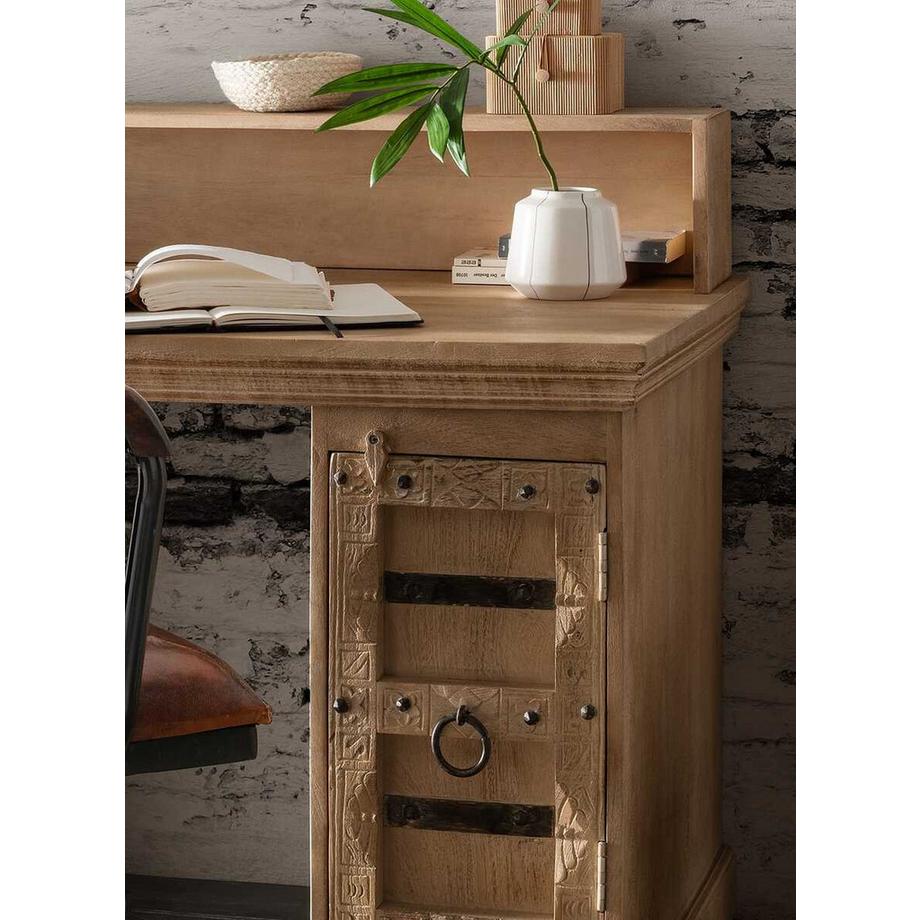 mutoni Scrivania Zoprax in legno di mango naturale 132  