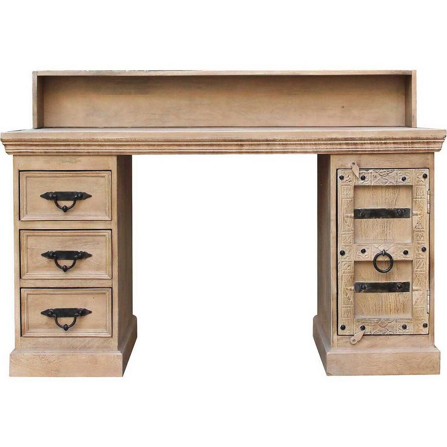 mutoni Scrivania Zoprax in legno di mango naturale 132  