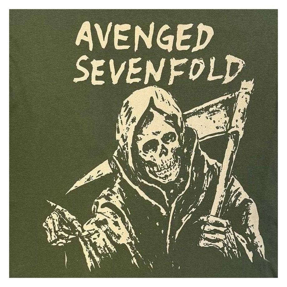 Avenged Sevenfold T-Shirt à Imprimé Grim Reaper  