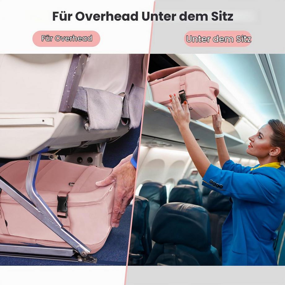 Only-bags.store Zaino da Cabina per Viaggi Sotto il Sedile e Gite del Week-End  