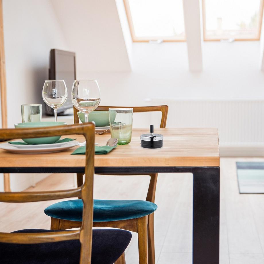 Northio Aschenbecher mit drehbarem Deckel  