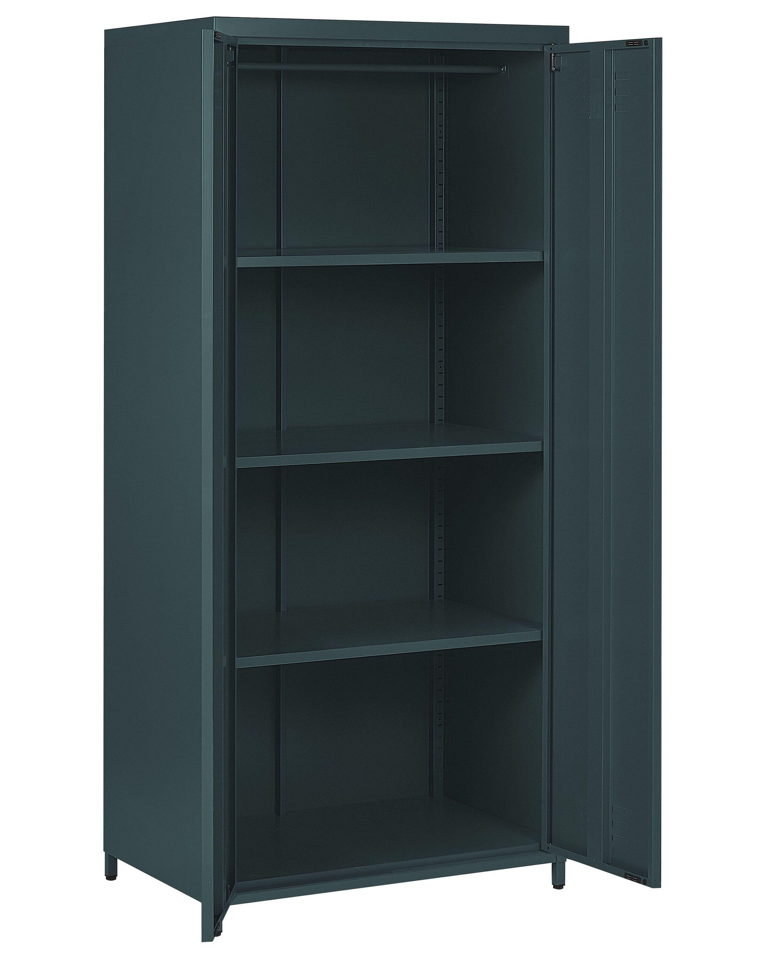 Beliani Meuble de rangement en Acier Moderne VARNA  